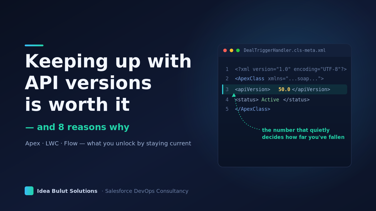 Keeping up with Salesforce API versions